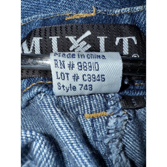 Mix It Blue Flare & Wide Leg Jeans - Picture 3 of 12